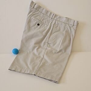 Gary Player Golf Chino Shorts Men’s 36 – Pleated Cotton Cream